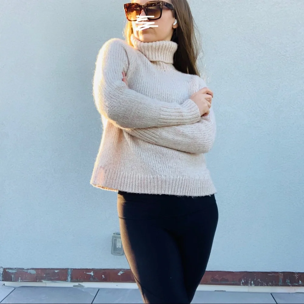 J.Crew The Chunky Knit Sweater Wool Mohair Oversized Yarn Pullover